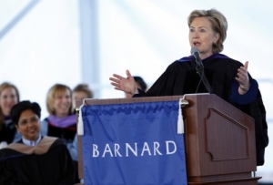Clinton at Barnard